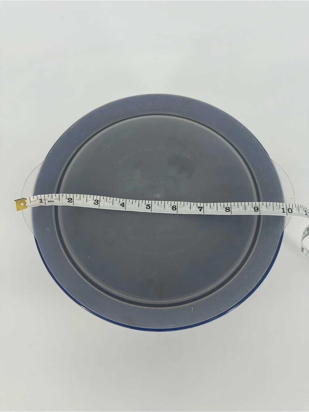 Vintage Cali Bowl with Lid 2008 Smartlip Blue Party Serveware